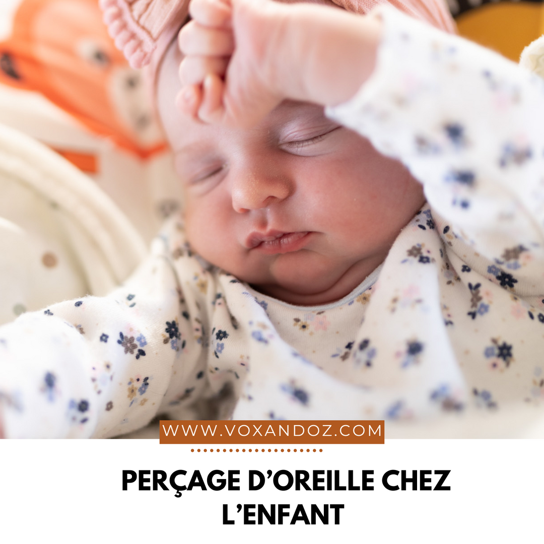 Et si on parlait de perçage d’oreille chez l’enfant?