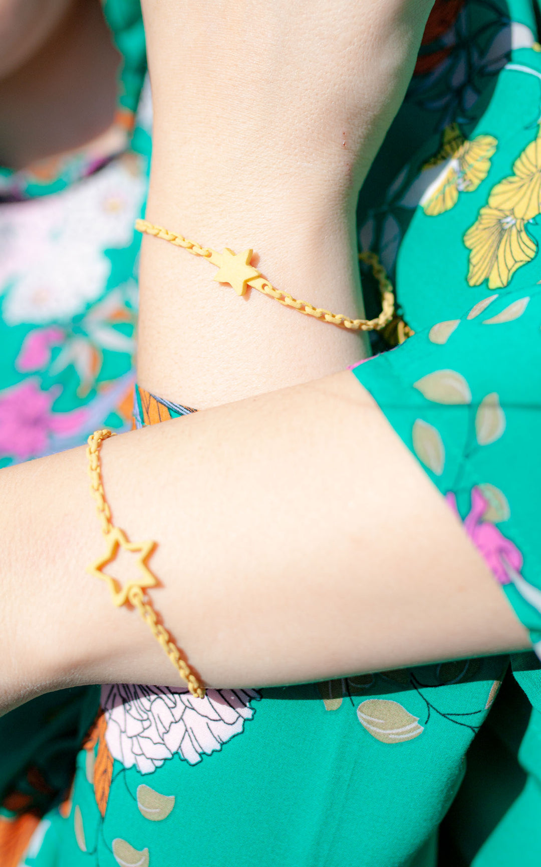 Bracelet d’amitié Étoile STELLA 3D – Duo symbolique ajustable | Vox & Oz