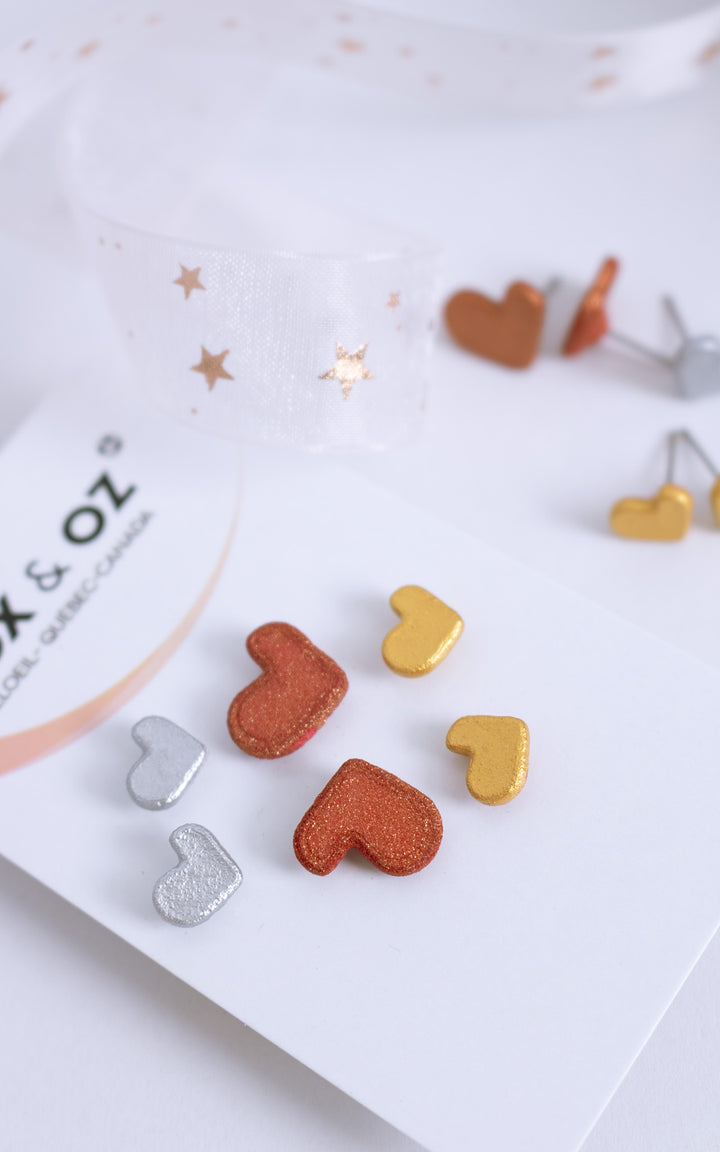 Ensemble Cadeau – Trio de Boucles d’Oreilles “Zamour”