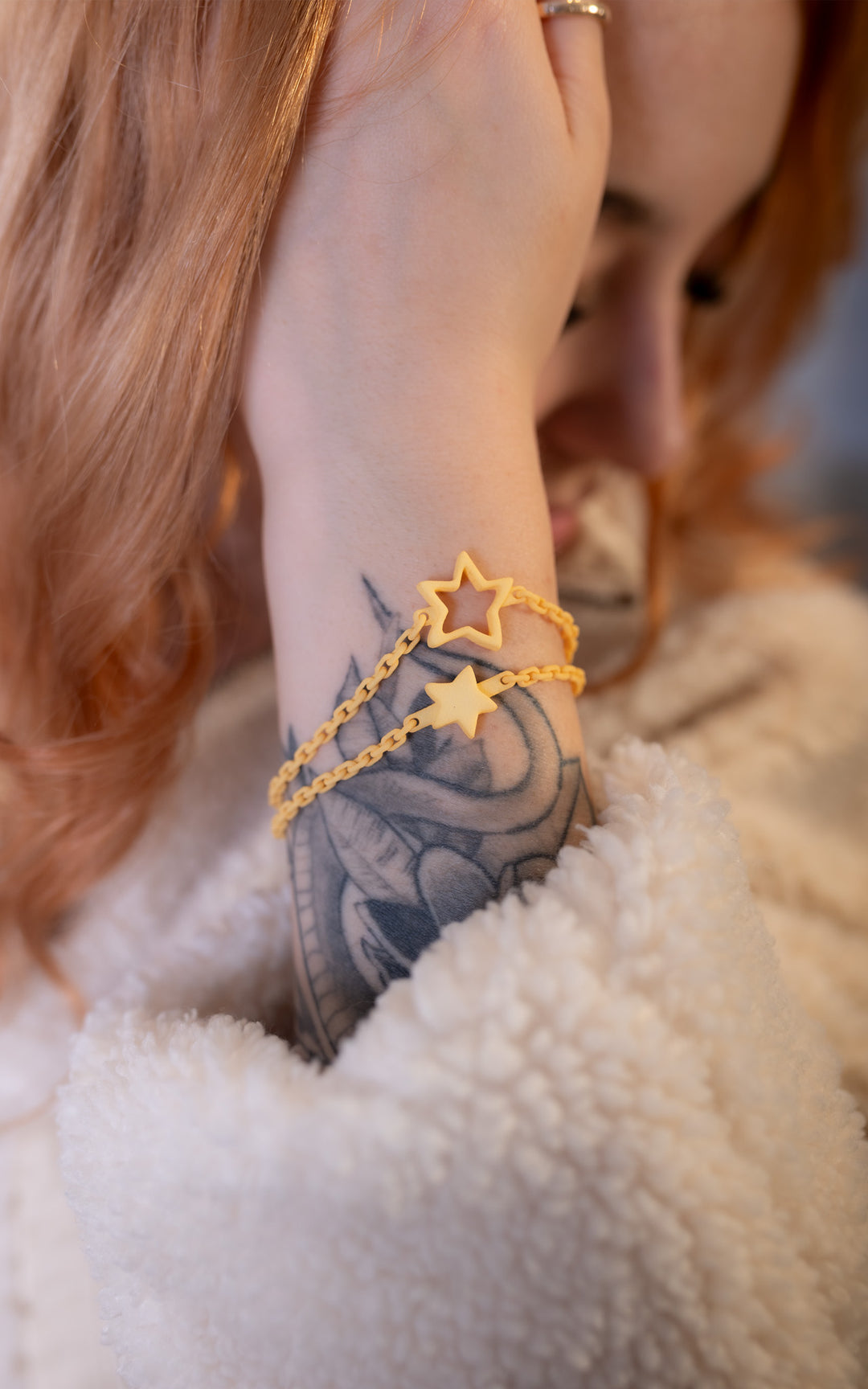 Bracelet d’amitié Étoile STELLA 3D – Duo symbolique ajustable | Vox & Oz