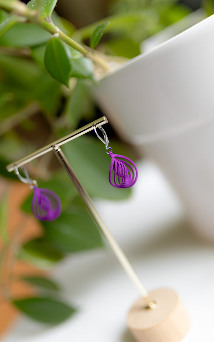 NEBULA – Boucles d’oreilles spiralées 3D ultralégères