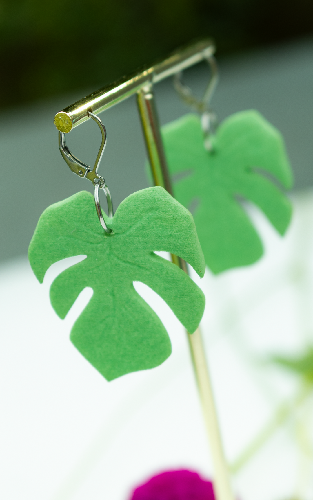 MAUI – Boucles d’oreilles Monstera