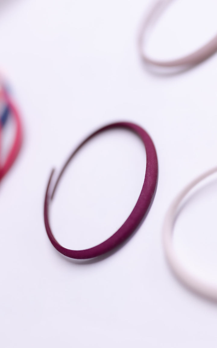 BRacelet aubergine impression 3D de la collection Vox & Oz