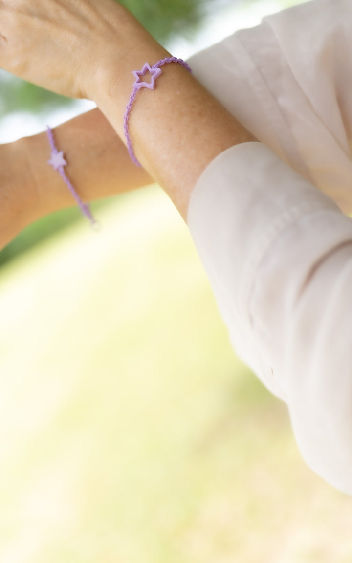 Bracelet d’amitié Étoile STELLA 3D – Duo symbolique ajustable | Vox & Oz