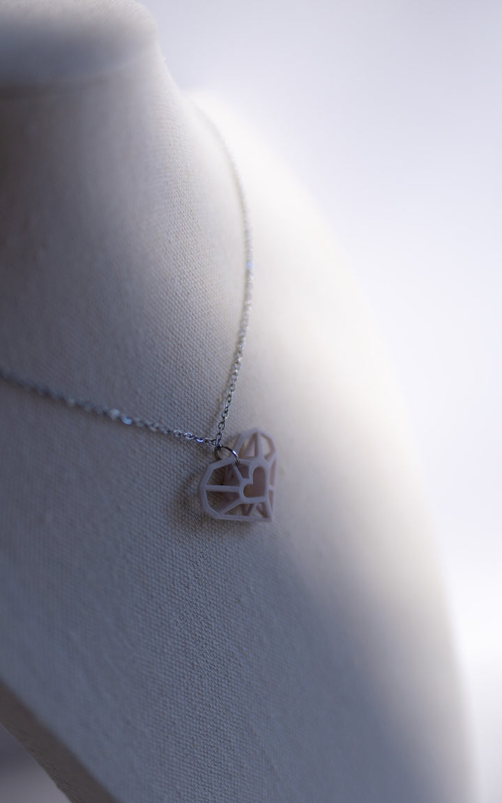 Collier coeur architecte