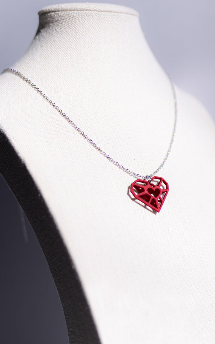 Collier coeur architecte