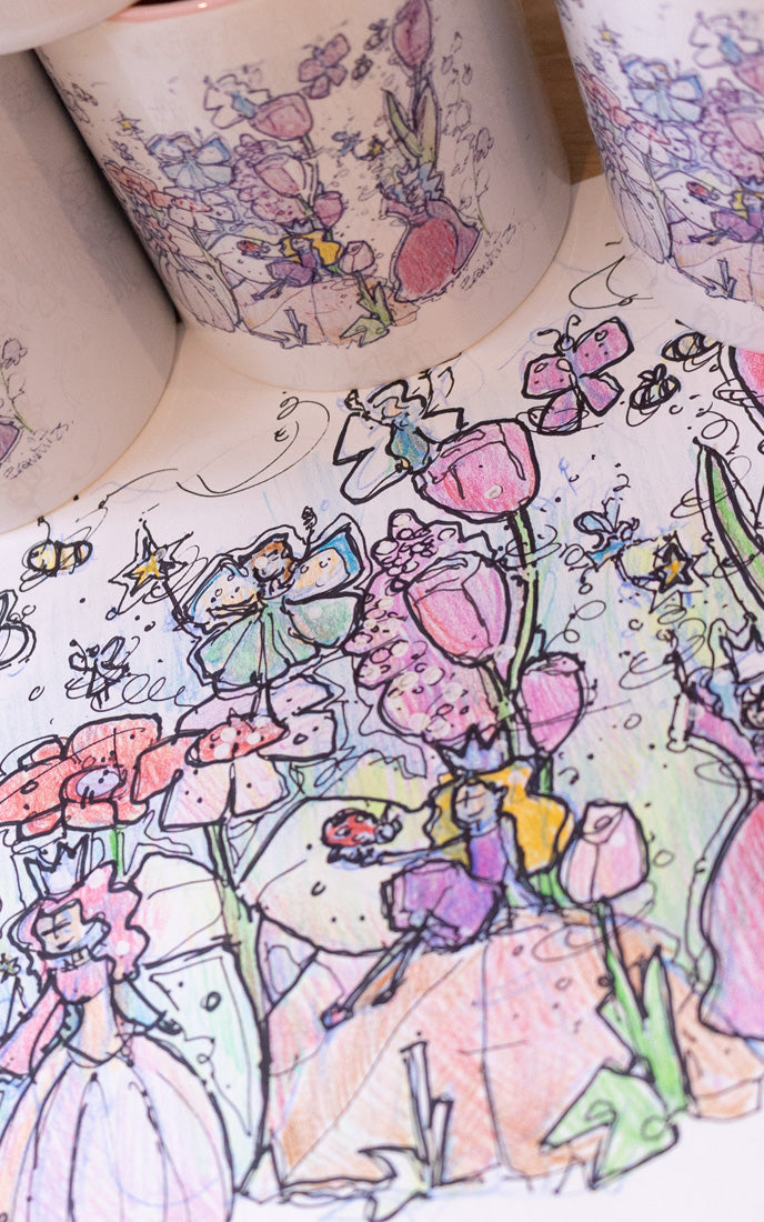 Tasse illustrée — La Princesse des Tulipes