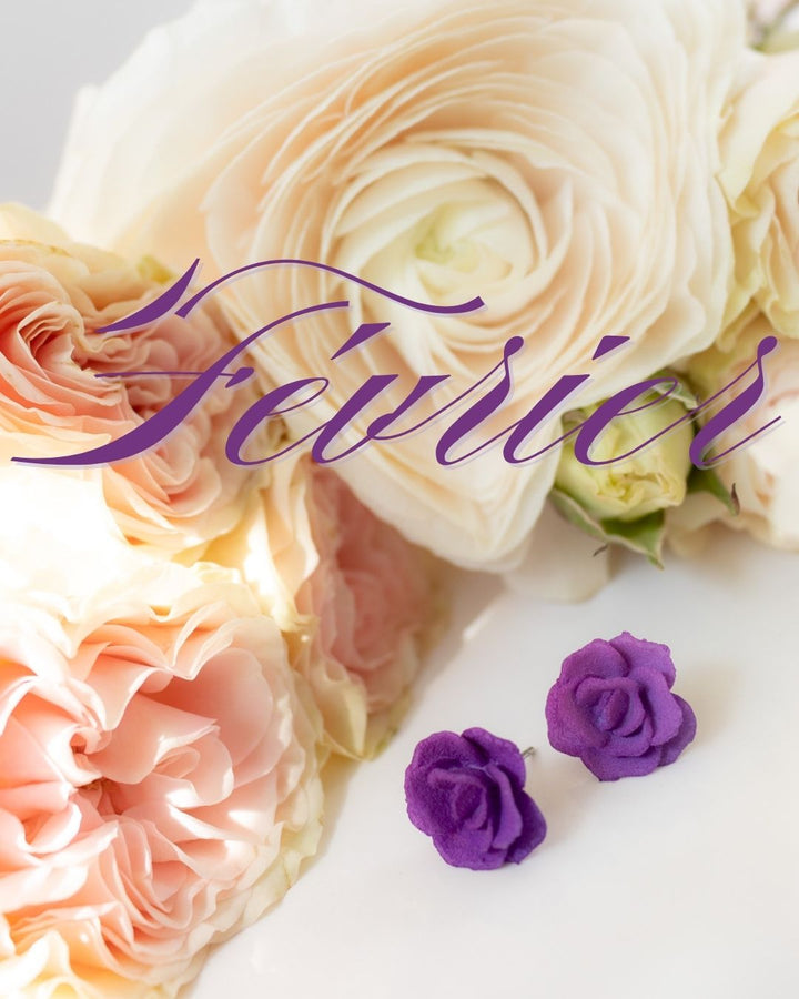 ROSE 3D – Boucles d’oreilles d’anniversaire