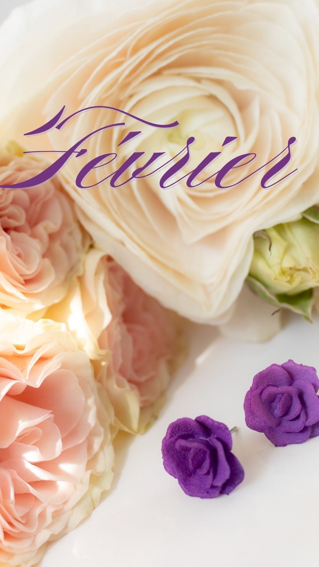 ROSE 3D – Boucles d’oreilles d’anniversaire