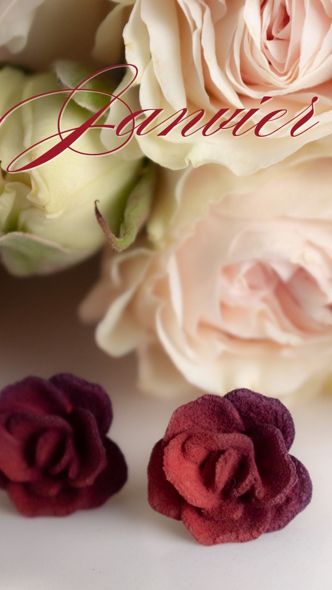 ROSE 3D – Boucles d’oreilles d’anniversaire