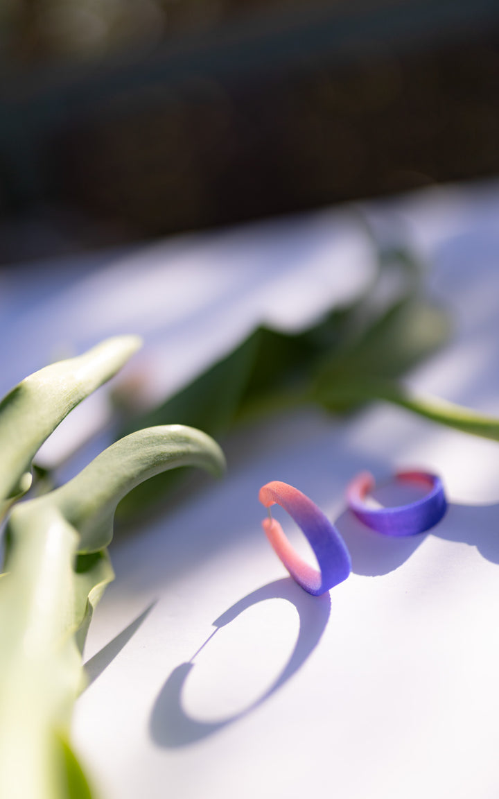 KIWI Boucles d'oreilles ovales