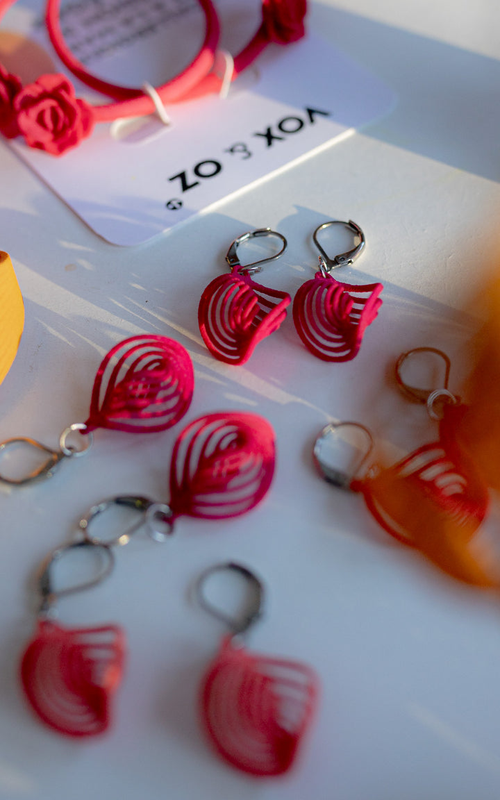 NEBULA – Boucles d’oreilles spiralées 3D ultralégères