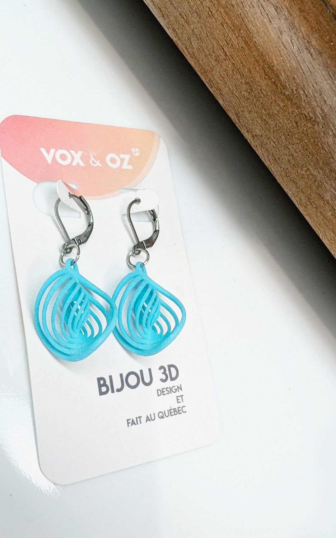 NEBULA – Boucles d’oreilles spiralées 3D ultralégères