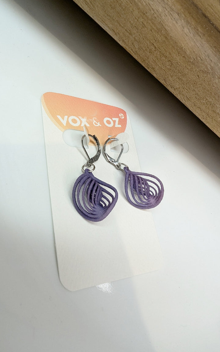 NEBULA – Boucles d’oreilles spiralées 3D ultralégères