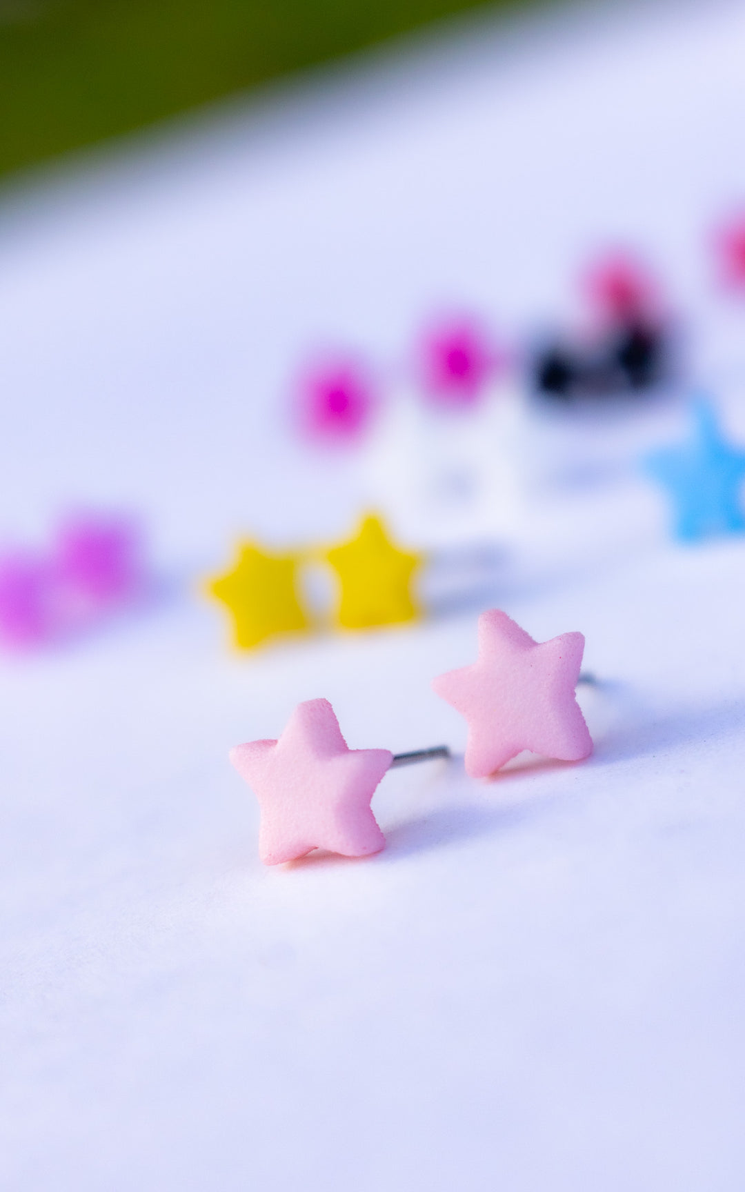 Stella small star 3d stud earrings