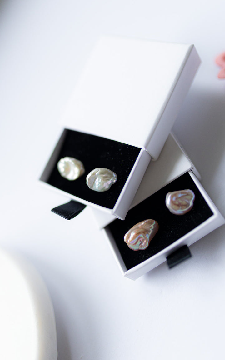 Perles Baroques d'eau douce Keshi 11-12 mm