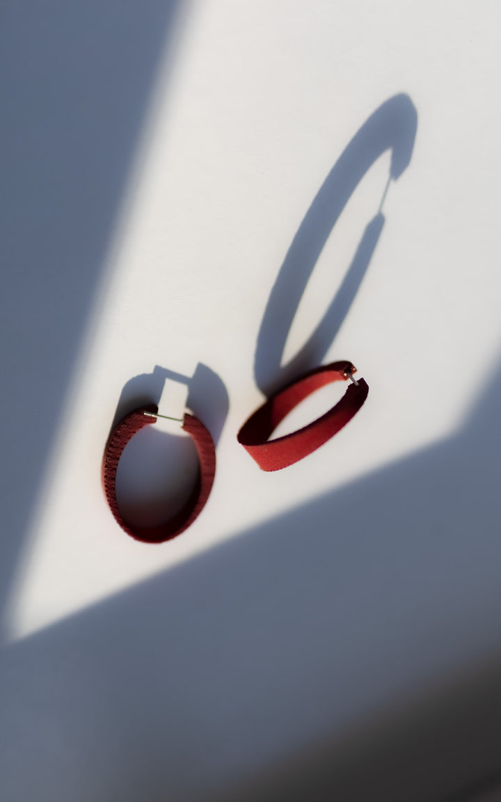 KIWI Boucles d'oreilles ovales