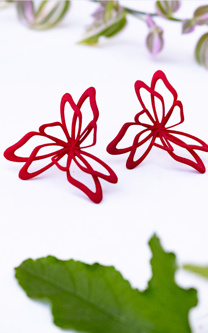 FAIRY – Boucles d’oreilles féériques grand format en nylon recyclé