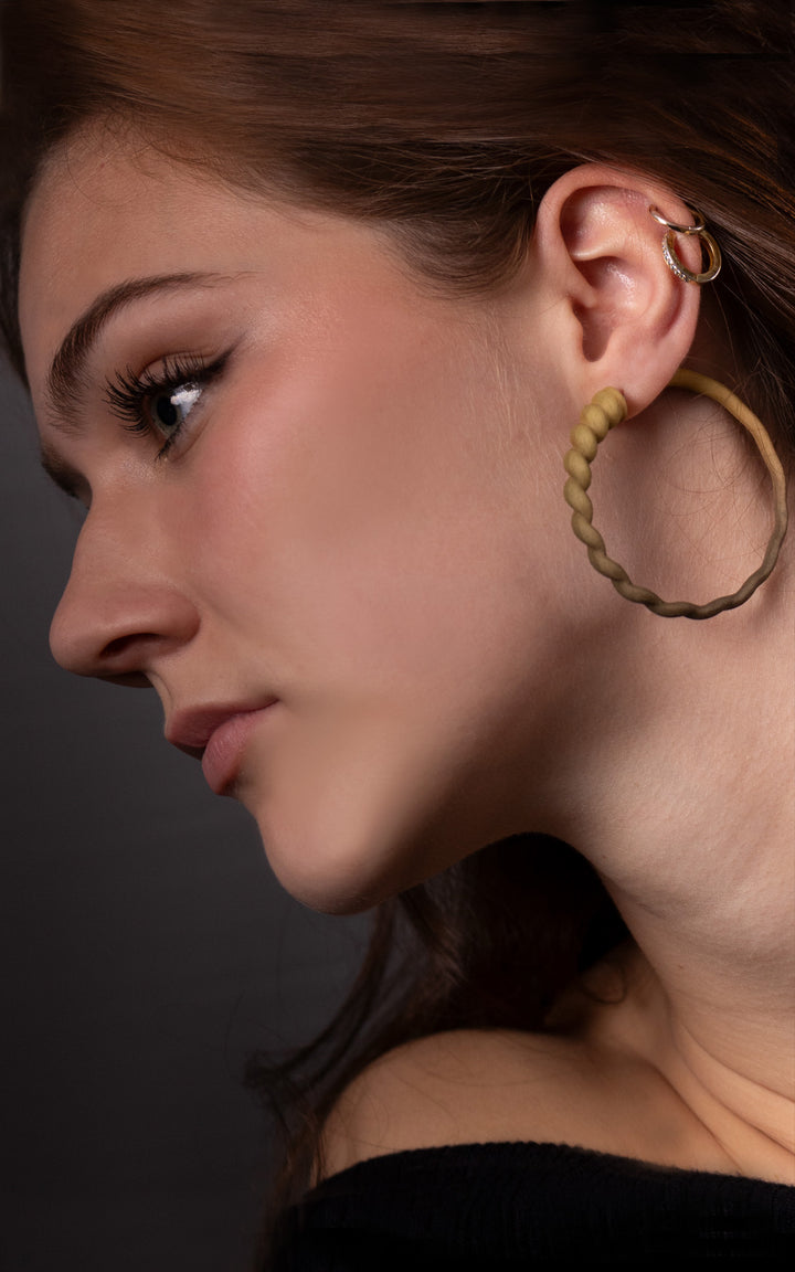 SCOQUILLAGE – Grands anneaux croissants 3D | Colorés & ultralégers (5 cm)