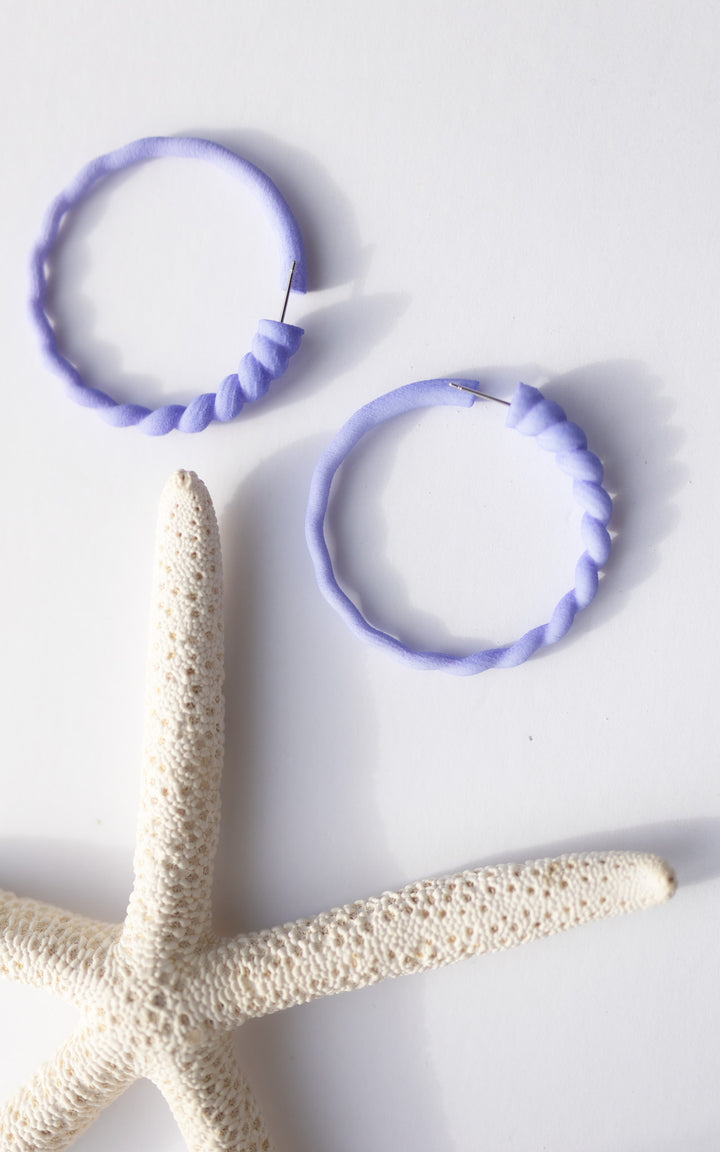 SCOQUILLAGE – Grands anneaux croissants 3D | Colorés & ultralégers (5 cm)