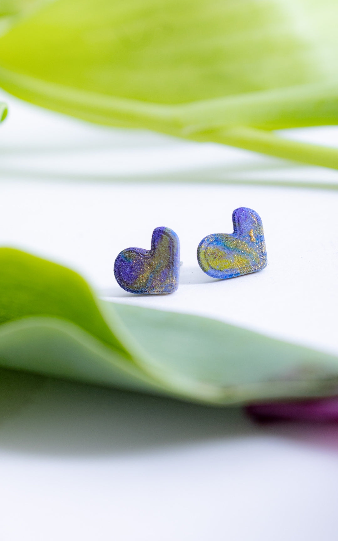 Zamour 3D Heart Earrings
