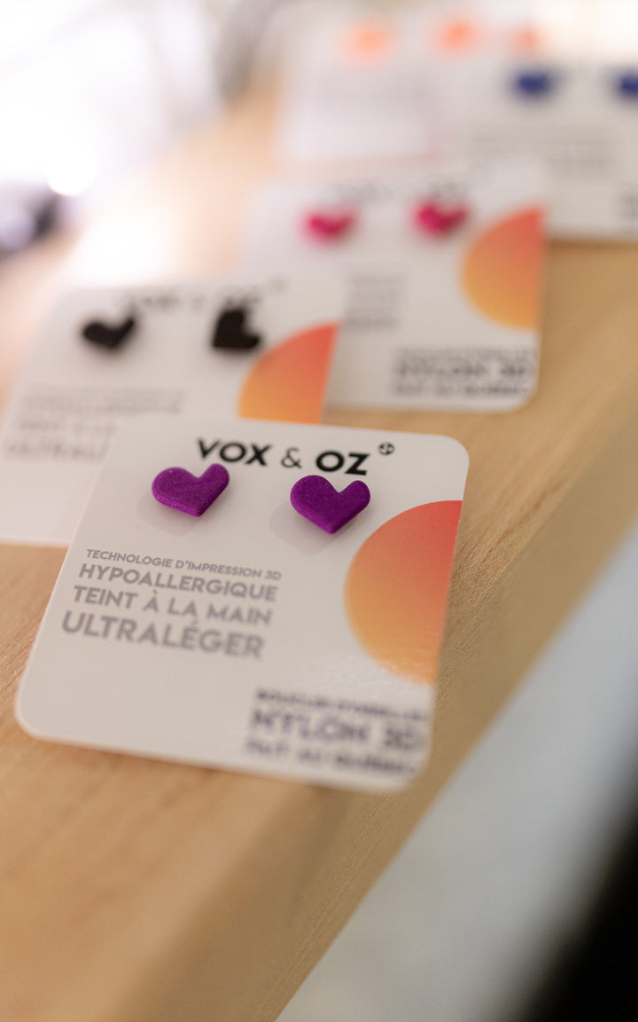 Z'amour Boucles d'oreilles Coeurs