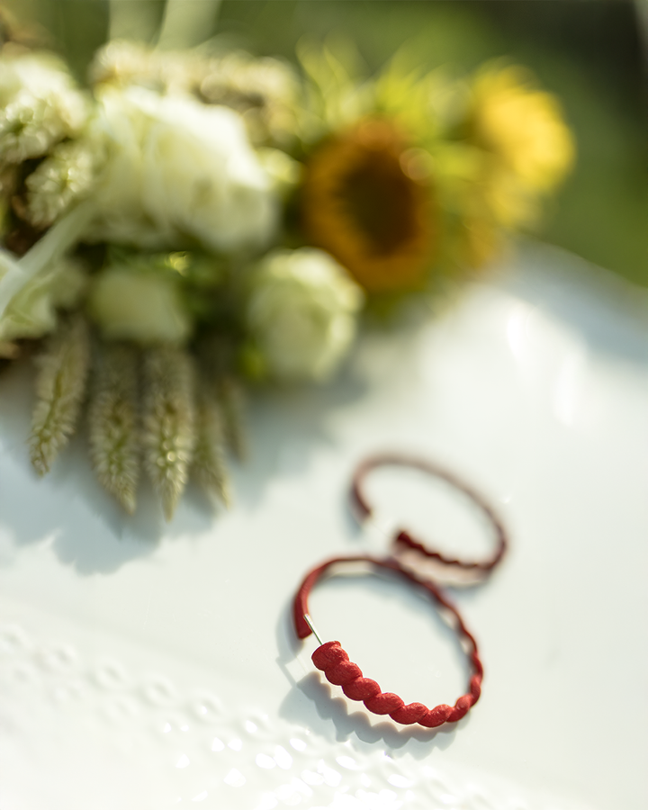 SCOQUILLAGE – Grands anneaux croissants 3D | Colorés & ultralégers (5 cm)