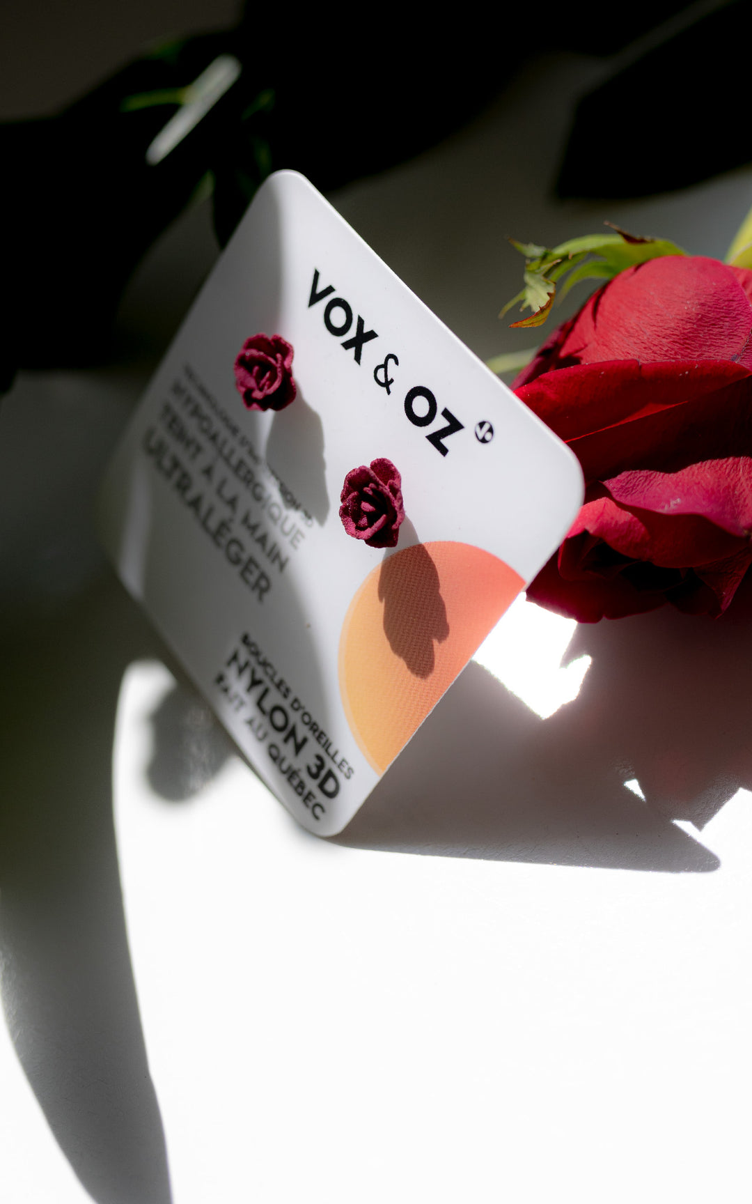 MINI-TANGO – Petites boucles d’oreilles roses 3D | Discrètes & sculpturales