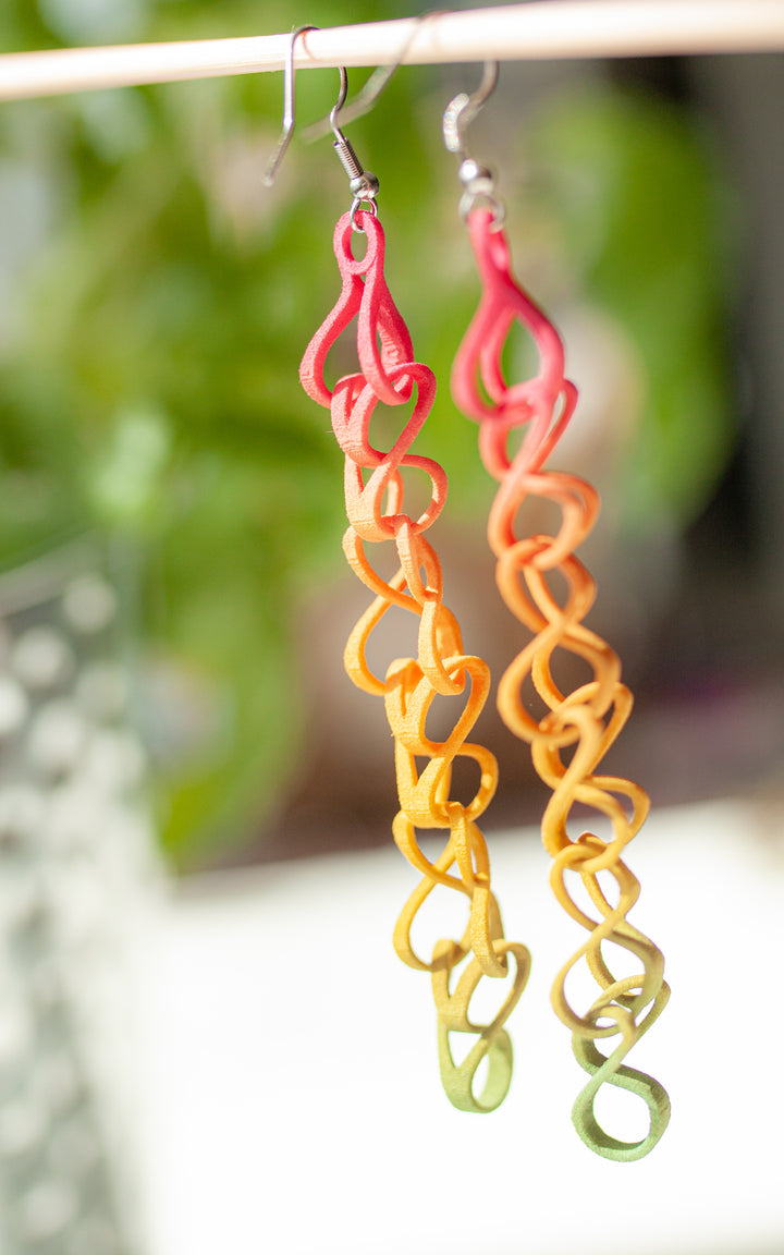 Boucles d'oreilles longues BORA BORA