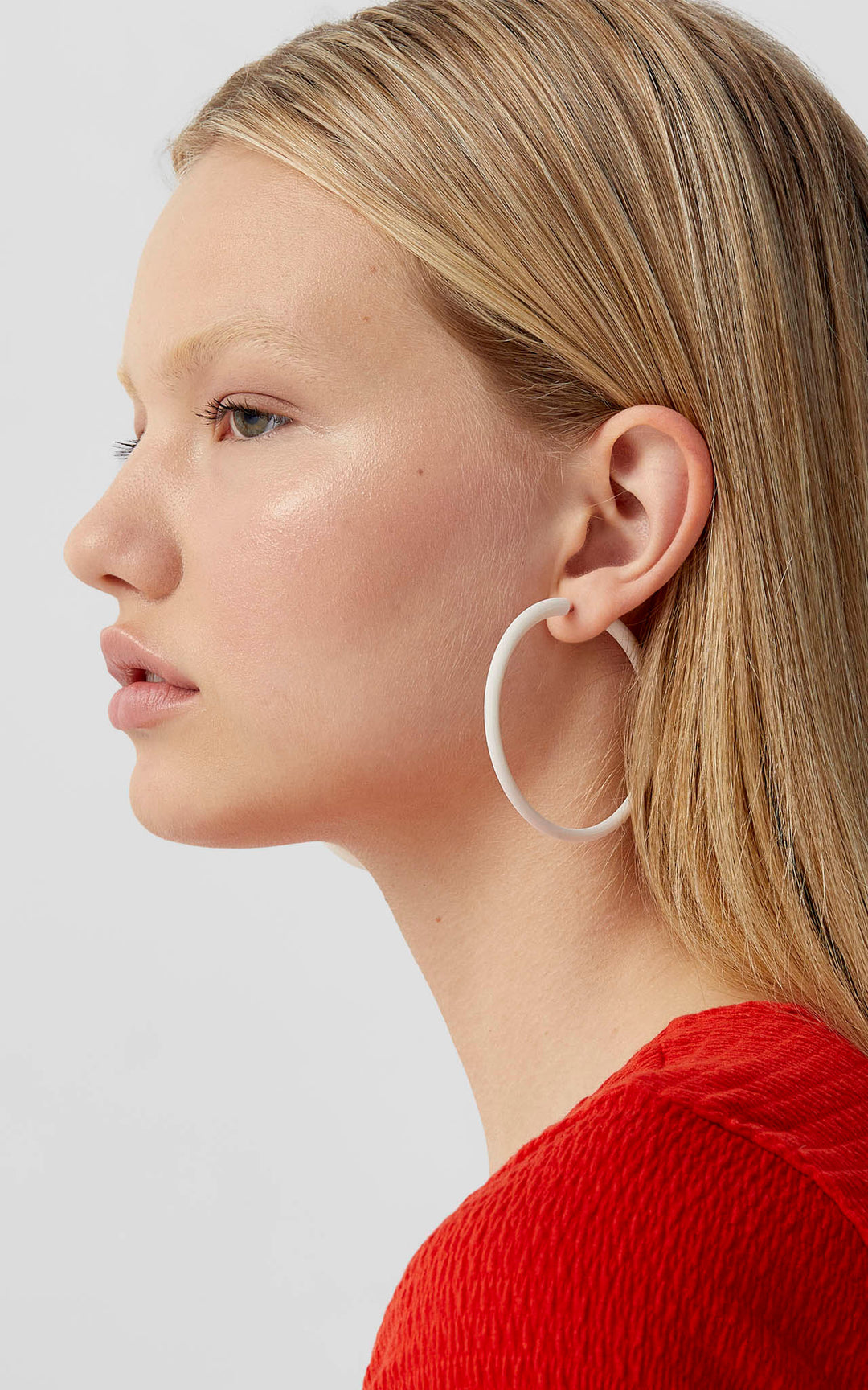 Boucles d’oreilles ultralégères faites au Québec – modèle Atlas blanc