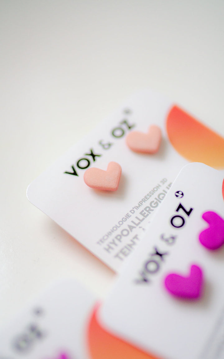 Z'amour Boucles d'oreilles Coeurs