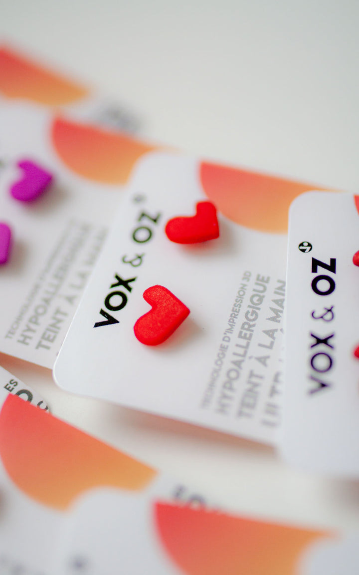 Z'amour Boucles d'oreilles Coeurs