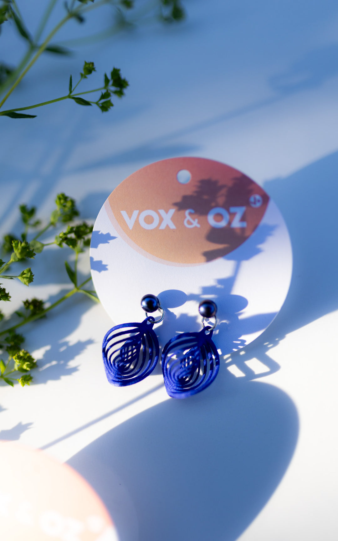 NEBULA Perle – Boucles d’oreilles spiralées 3D et perle d’eau douce