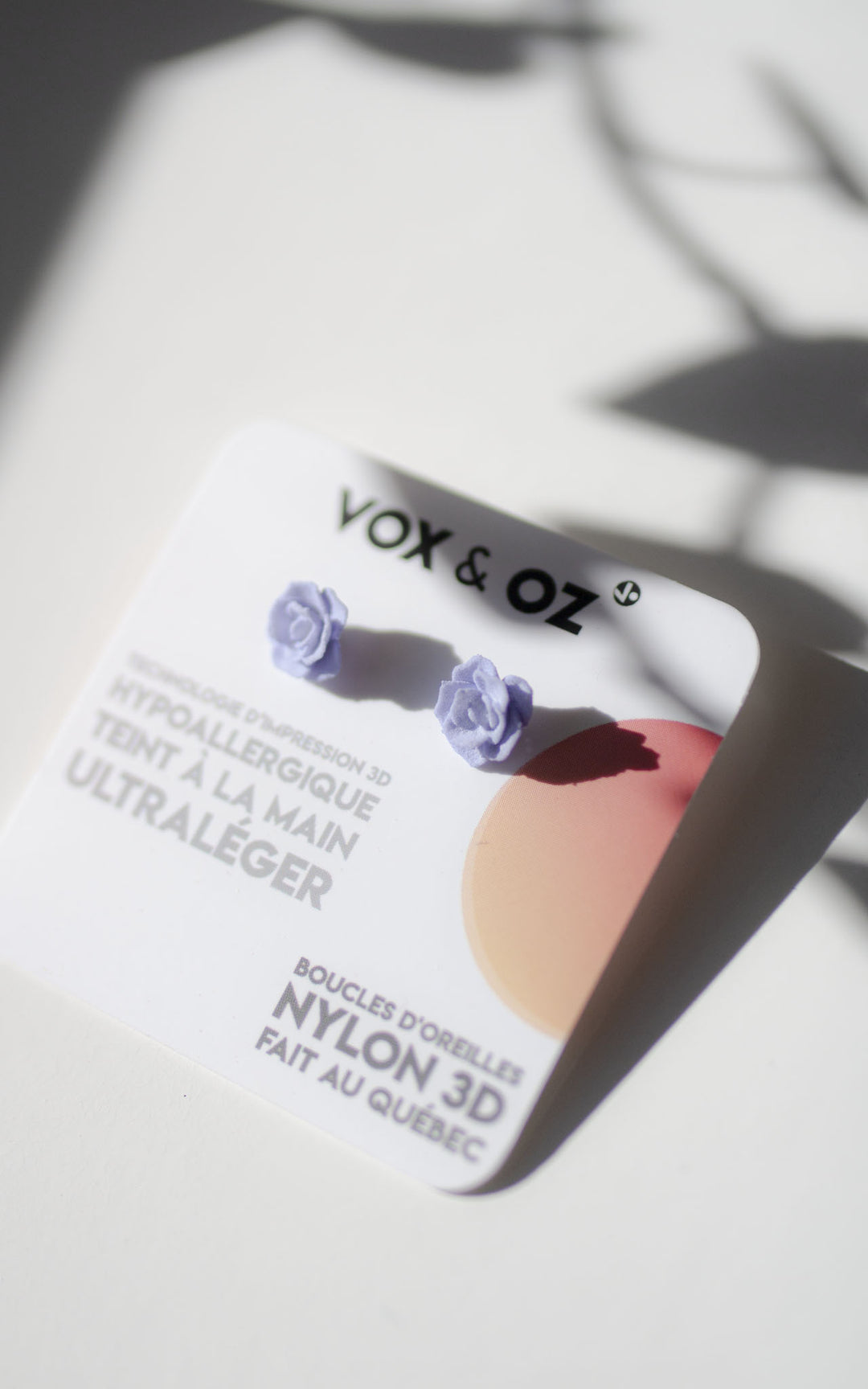 MINI-TANGO – Petites boucles d’oreilles roses 3D | Discrètes & sculpturales